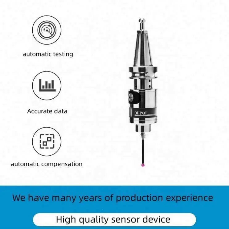 Radio ad alta precisione Wireless Tornio CNC ad alta precisione Mandrino CNC Banco per la lavorazione del legno Morsa fractale Sonda tattile mandrino CNC Bt40