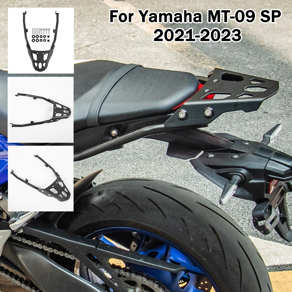 For MT09 SP Rear Luggage Cargo Rack Carrier Tail Mount Backrest Holder for Yamaha MT-09 MT 09 2021-2023 2022 Motor Accessories