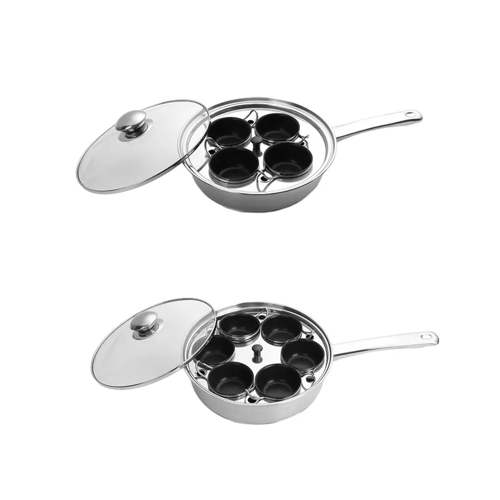 

Egg Cooker Both Frying And Steaming Options Large Capacity Both Frying And Steaming Can Be Used Egg Poacher Pan