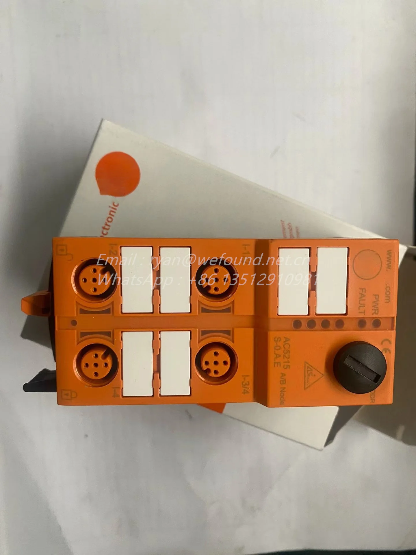 

AC5215 for IFM AS-Interface ClassicLine module with quick mounting technology, ClassicLine 4DI-Y IP67