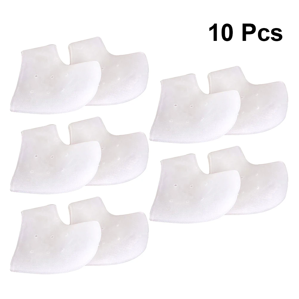 

5 Pairs Silicone Protective Sleeve Heel Socks Ankle Cover Lightweight Medical Grade Breathable Foot Care Tool For Running