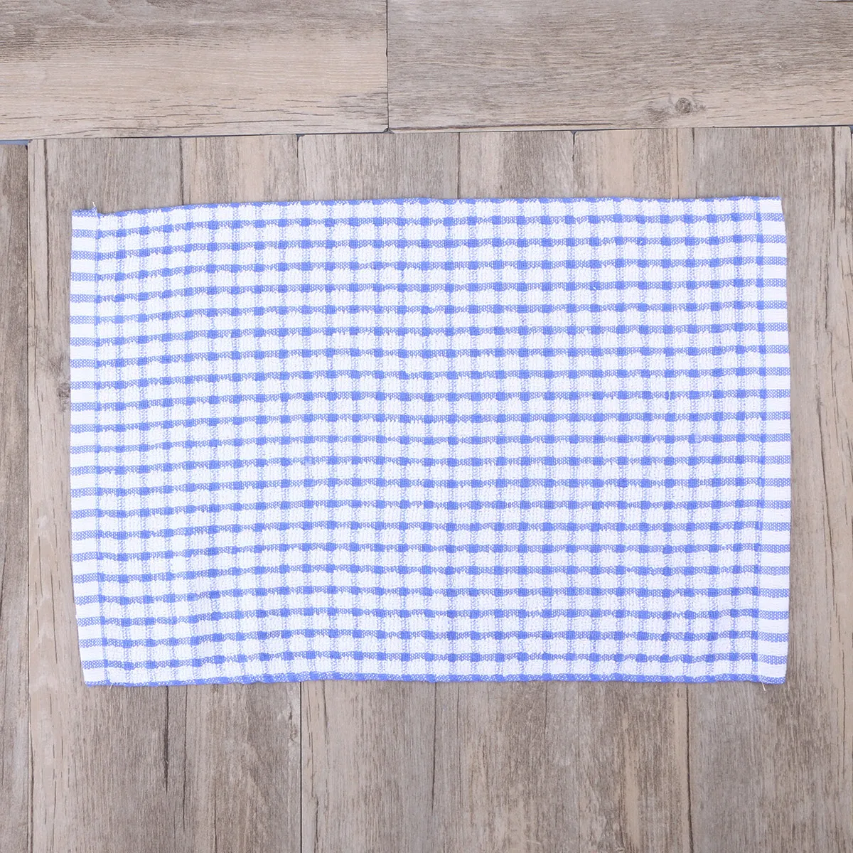40x27cm Soft Cotton Tea Cloth Low Lint Absorbent Dish Towel for Kitchen Cleaning Grease Food Stains Decorative Multitasker Blue