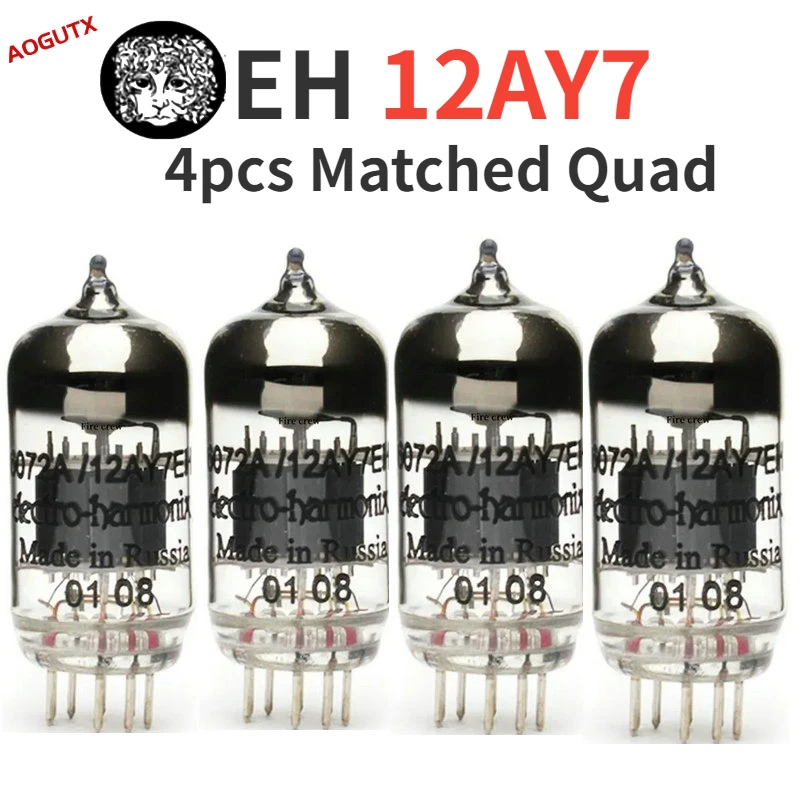 Aogutx EH 12AY7 6072 Vacuum Tube Replace 12AX7 6P14 EL84 6BQ5 6072A HIFI Audio Valve Electron Tube Amplifier Kit Matched Diy