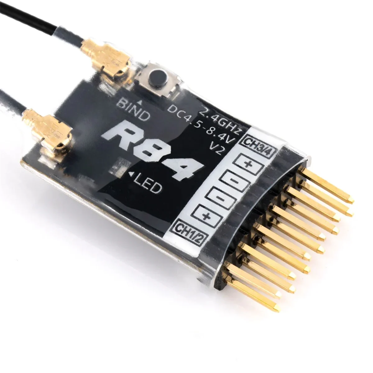 Le nouveau récepteur PWM RC Compatible R84 V2 4CH pour émetteur D8 D16 SFHSS TX12 T16S
