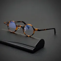 Acetate optical glasses Frame Men's small frame Designer Retro round handmade glasses frame women's prescription glasses