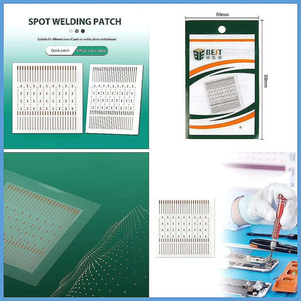Copper Solder Lug Patch Jumper Wire for PCB Dot Repair & Faded Welding Spot Fixing