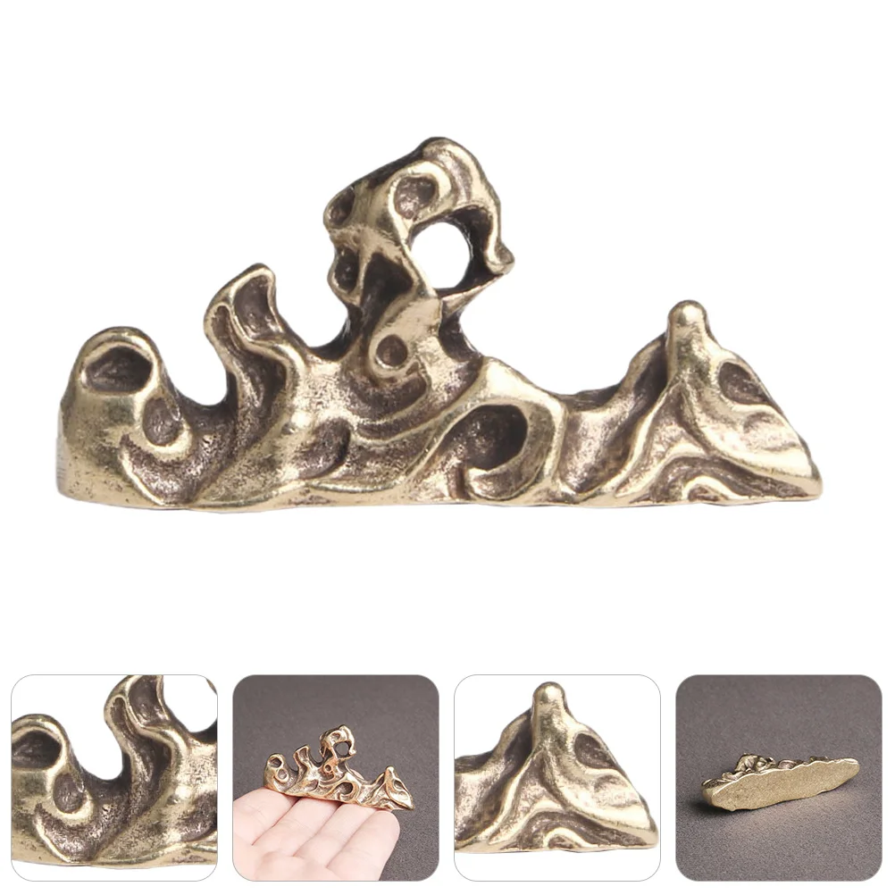 

1Pcs Excellent Durability Brass Pen Stand Creative Design Safe and Durable Home Furnishings Calligraphy Painting Brush Holder