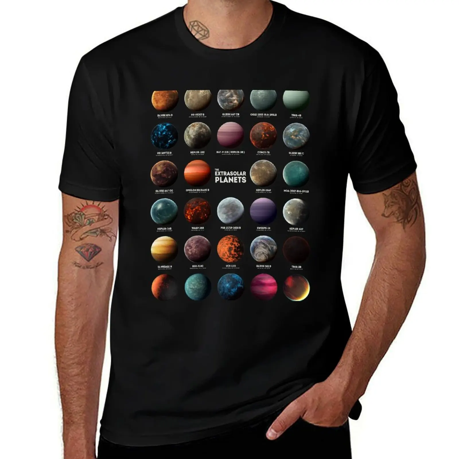 Exoplanets T-Shirt anime tshirt korean fashion funny t shirts men