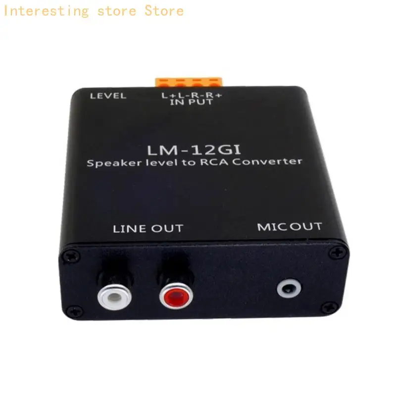 مستوى مكبر الصوت الاحترافي لمخفف الصوت إلى محول الصوتيات للحصول على صوت واضح لمكبرات الصوت النشطة 55KC #2