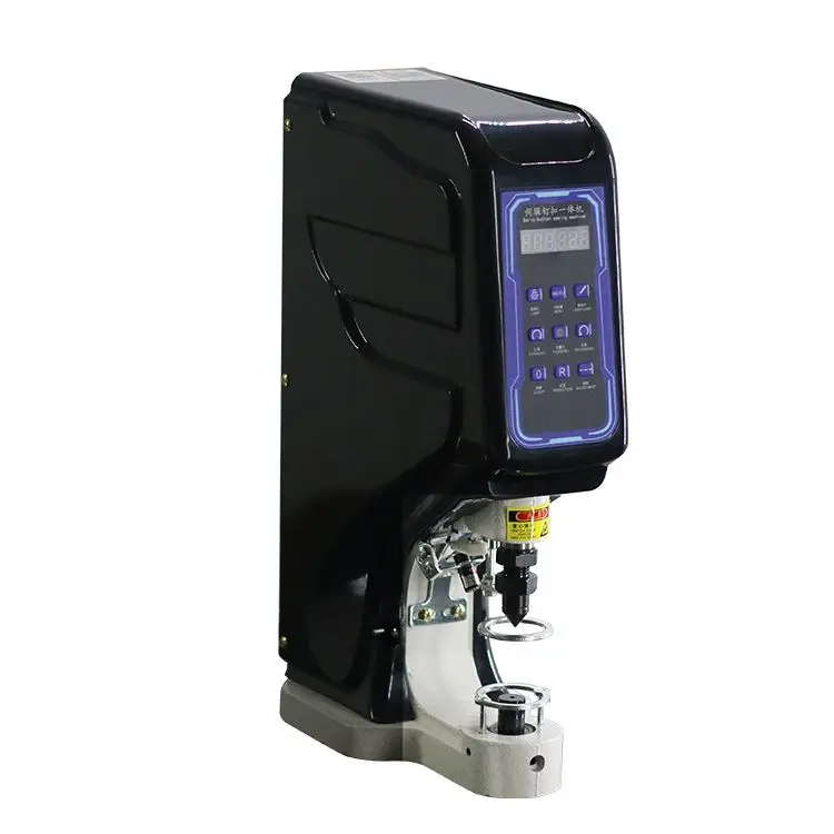 High Efficiency Garment Manufacturing Precise Punching Semi Automatic New Safety Plastic Button Hole Machine