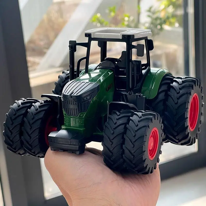 Realistic Tractor Toy Push and Go Farm Vehicle, Ideal Gift for Halloween, Christmas & Birthday view 6