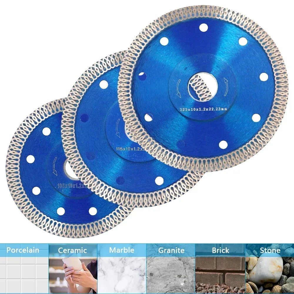 Diamond Saw Blade Cutting Disc Wheel for Ceramic Tile Granite Marble 105mm 115mm 125mm Optional High Quality Tools
