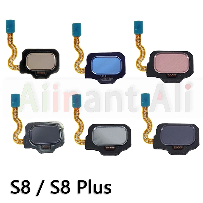 AiinAnt Back Home Button Touch ID Key Fingerprint Sensor Flex Cable For Samsung Galaxy S8 S9 Plus + G950F G955F G960F G965F