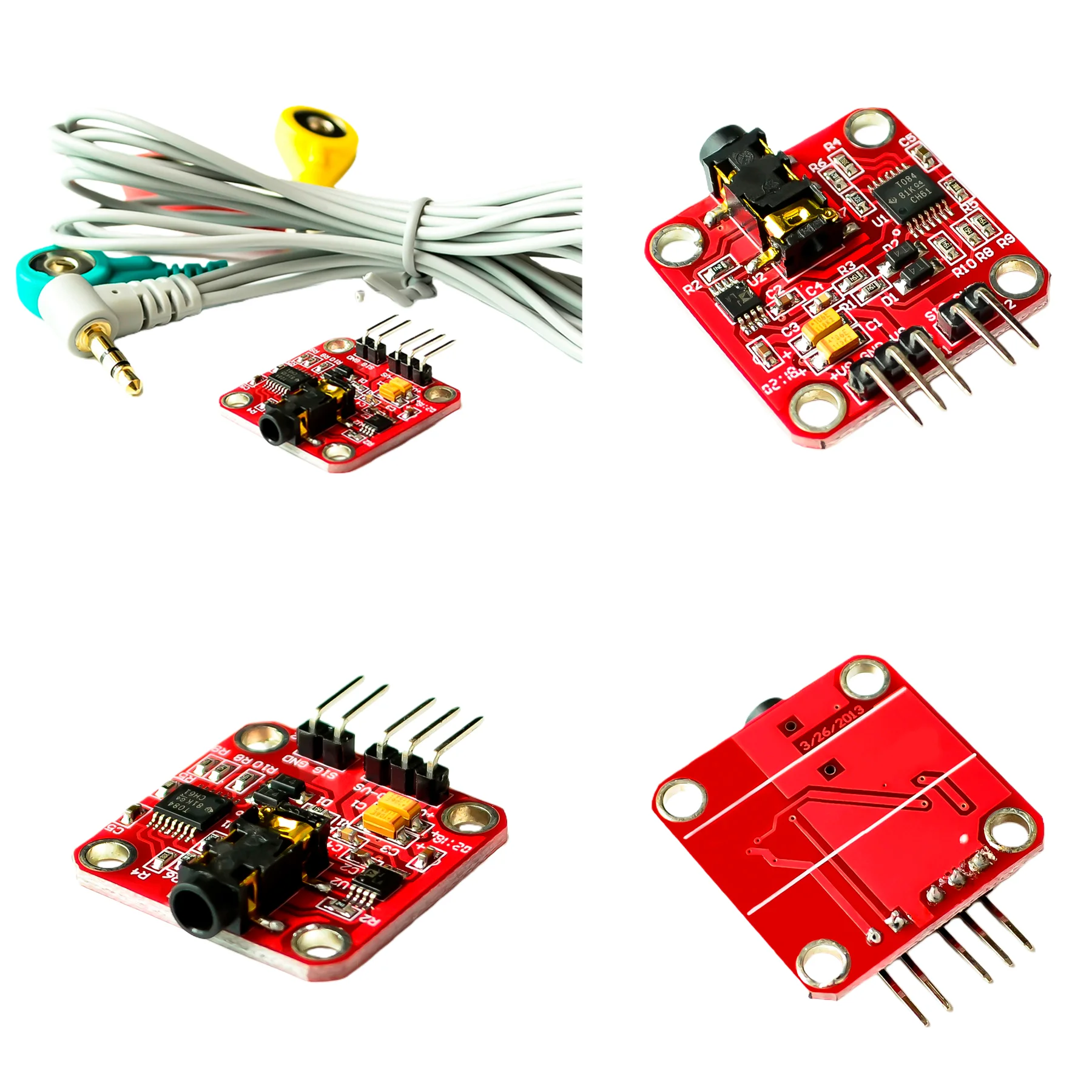 Muskel-Elektrosimulationssignalsensor-Sammlung, Duino Bioelektronik-Schaltkreis EMG-Entwicklungskit – Detail 2