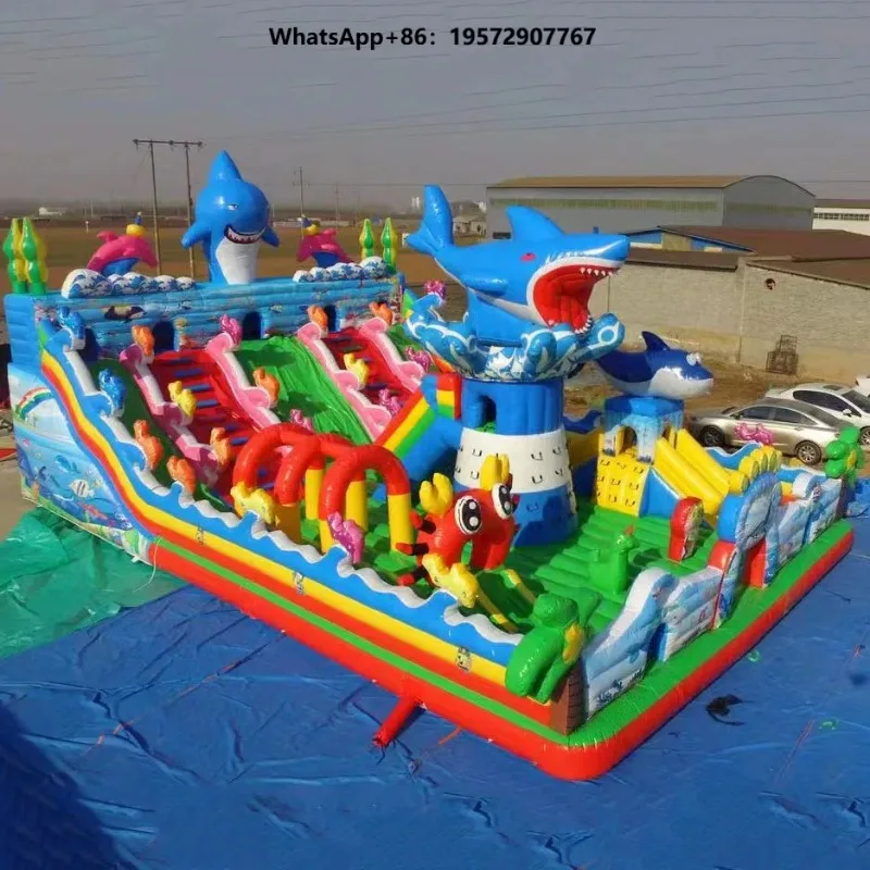 Jumping Castle Bounce House Inflatable Bouncy Castle Slides Trampoline