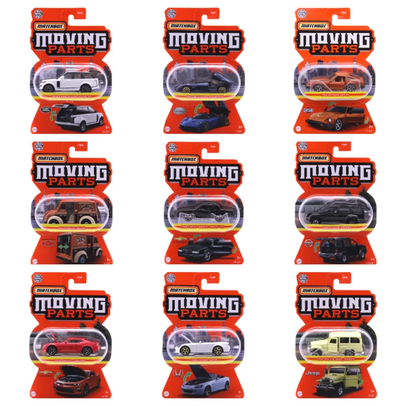 2022 Matchbox Moving Parts 1:64 PAGANI HUAYRA mazda LAND ROVER SEAGRAVE FIRE TRUCK pickup Metal Diecast Model Car Toy FWD28
