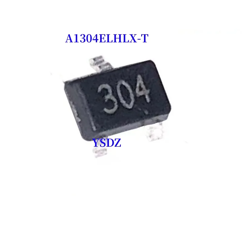 5PCS~50PCS/LOT100%NEW A1304ELHLX-T A1304ELHLX 304 SOT-23 Hall Effect / Magnetic Sensors Linear HallEFCT SNSR IC