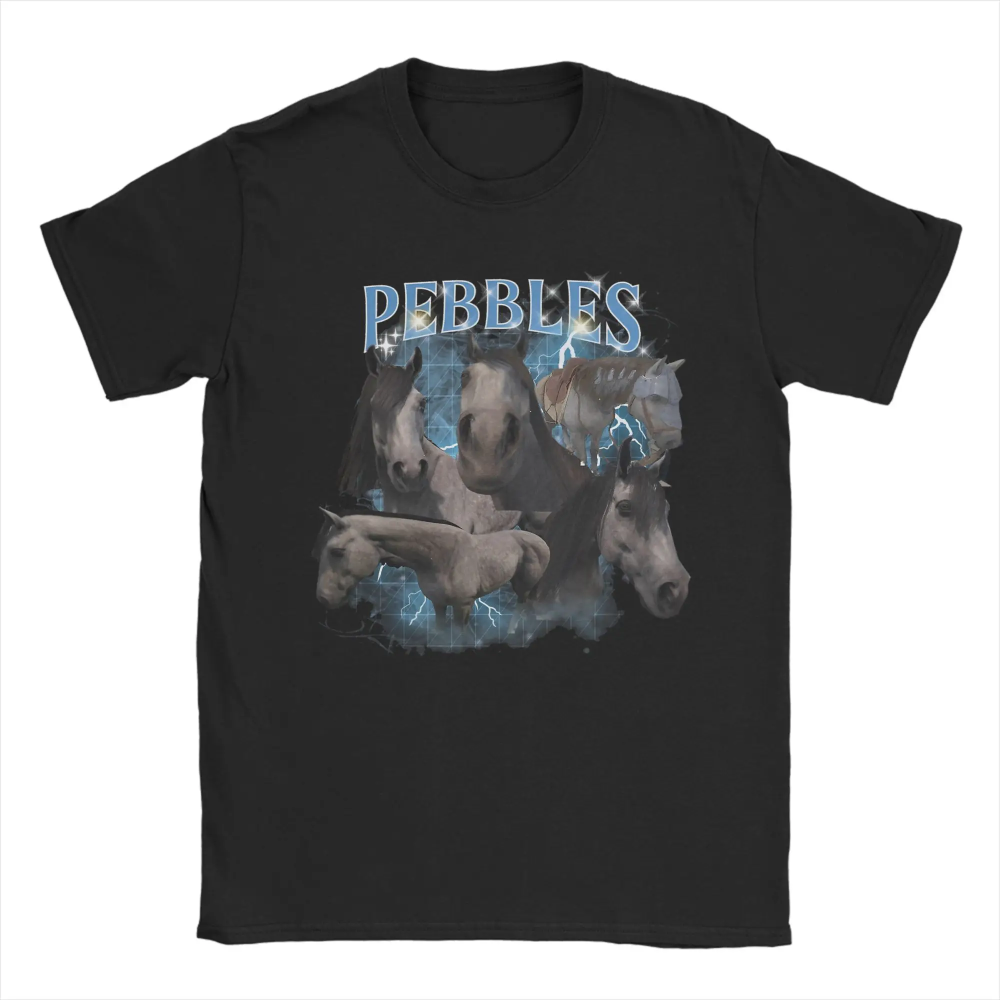 Oversized T-Shirt Kingdom Come Deliverance Cotton T Shirts Pebbles Horse KCD2 Tshirt for Man Summer Y2K Retro Short Sleeve Tees