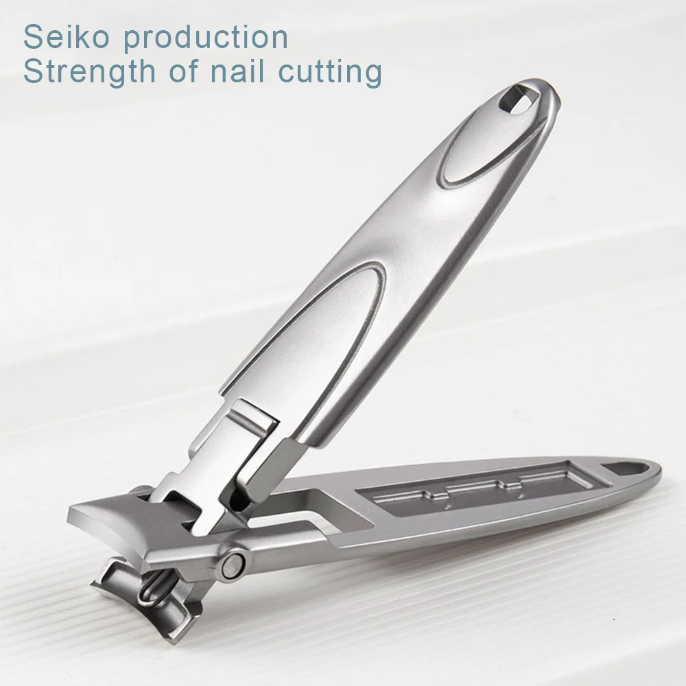 Nuevo cortaúñas ultrafino, llavero de viaje portátil plegable para uñas, tijeras, cortador, Kits de herramientas de manicura de acero inoxidable