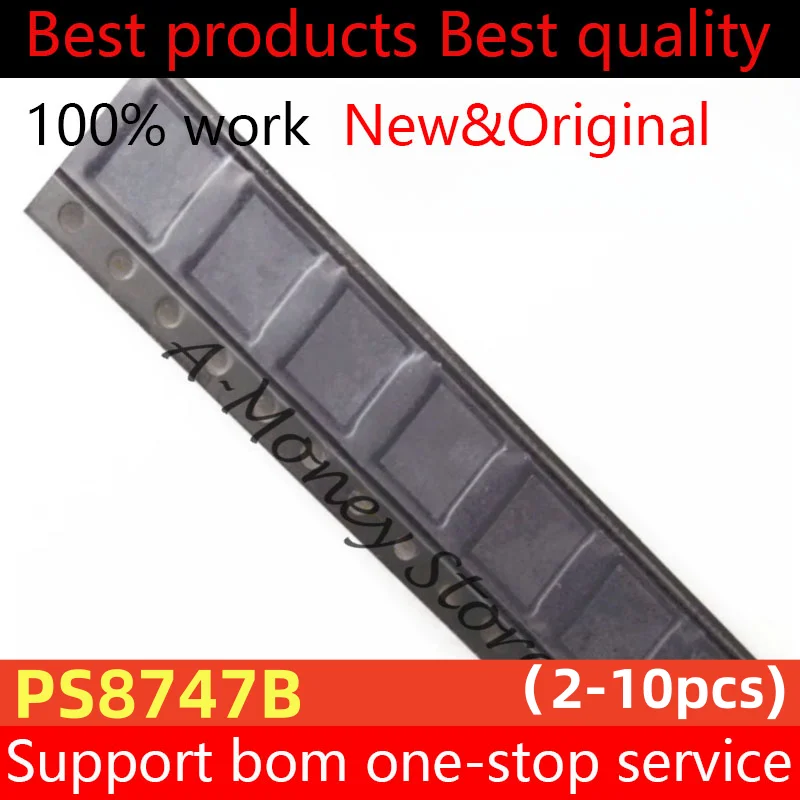 

(2-10pcs)PS8747B PS8747BQFN40GTR-B1 QFN-8