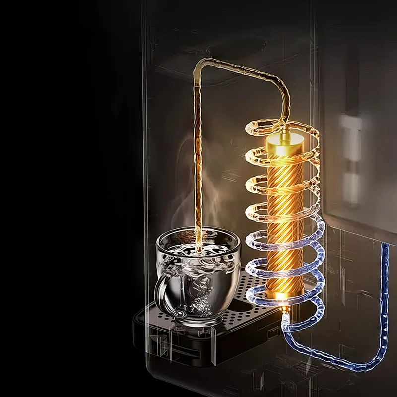 Strength Factory Macchina per acqua frizzante modalità 3 in 1 con rubinetto per acqua bollente Distributore istantaneo di acqua calda e fredda per la casa