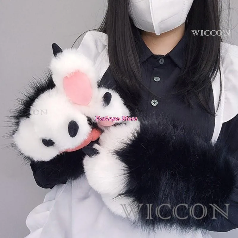 هالوين القط فروي باو قفازات تأثيري ازياء القط الوردي الأسود مخلب أرنب Fursuit الحيوان مخلب الكبار زي الملابس مجموعة كاملة 20