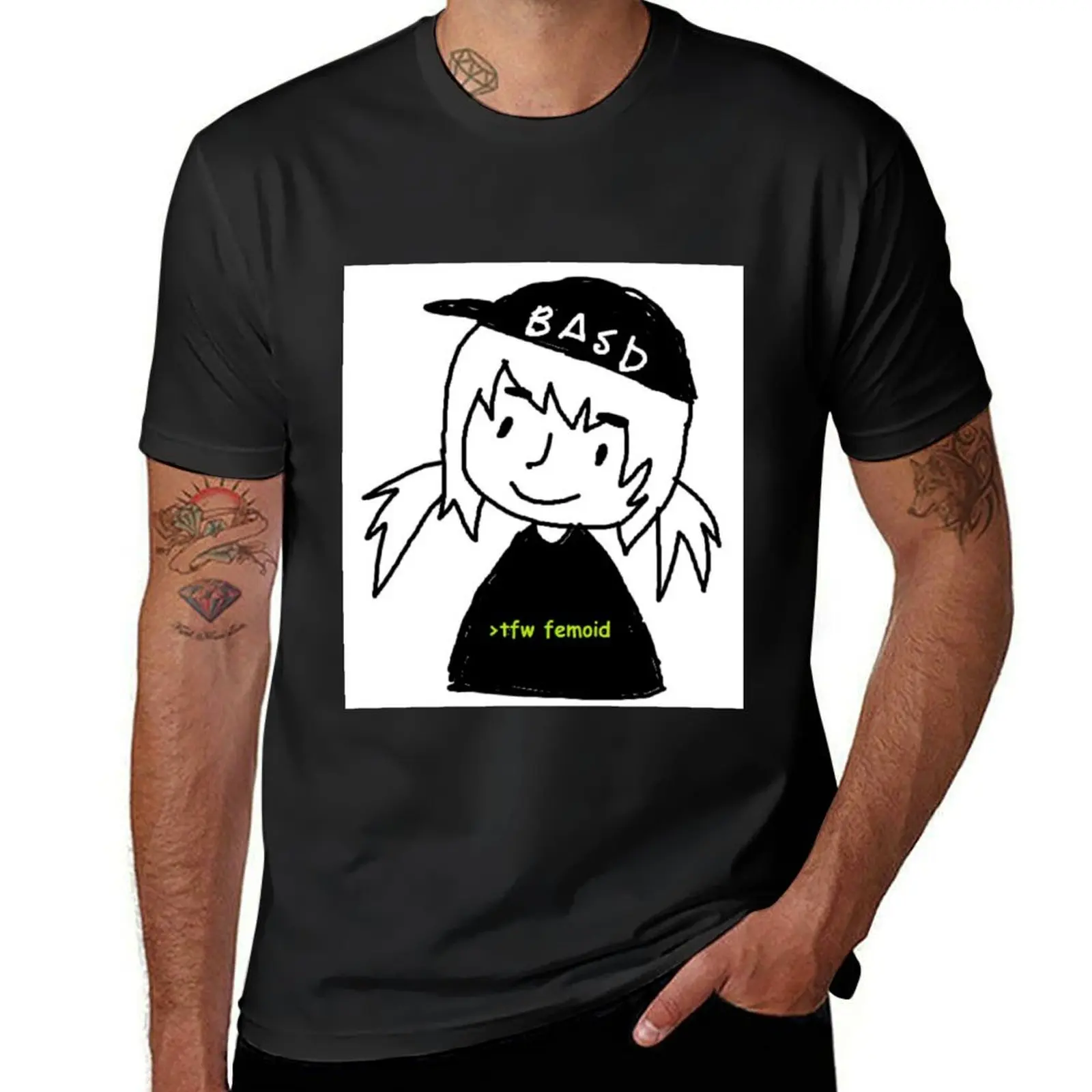 

based T-Shirt quick drying vintage t shirts rapper graphic tees tshirts for men