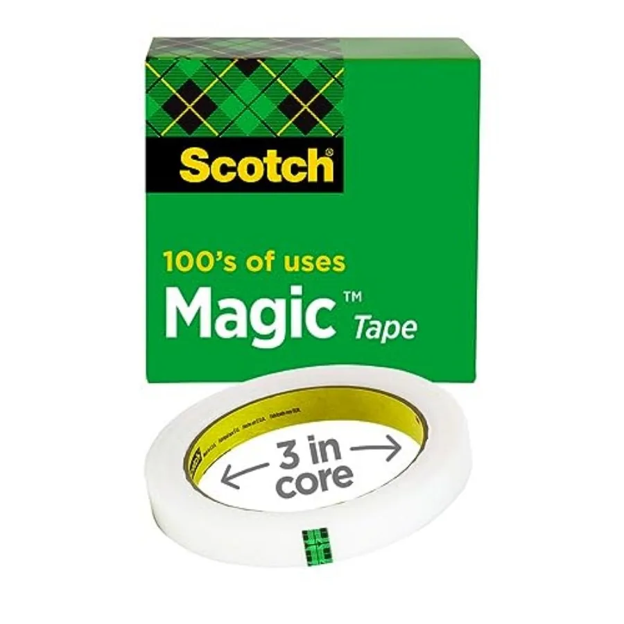 

Magic Tape, Invisible, Home Office Supplies and Back to School Supplies for College and Classrooms, 1 Roll