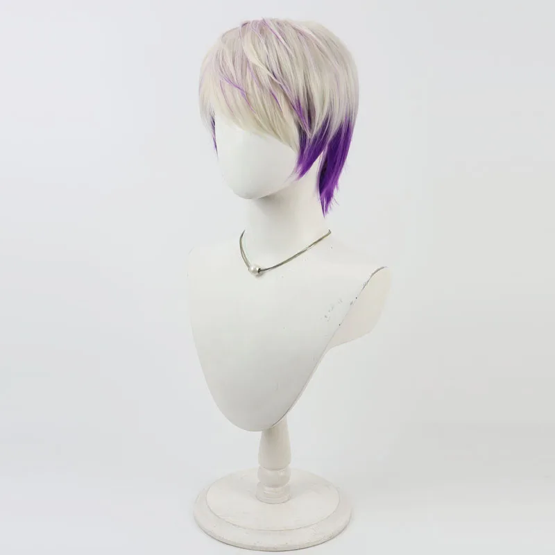 Anime Tokyo Disneyland Dancer NPC Cos Cosplay Wig Halloween Carnival Party Props Synthetic Hair Heat Resistant Fiber + Wig Cap