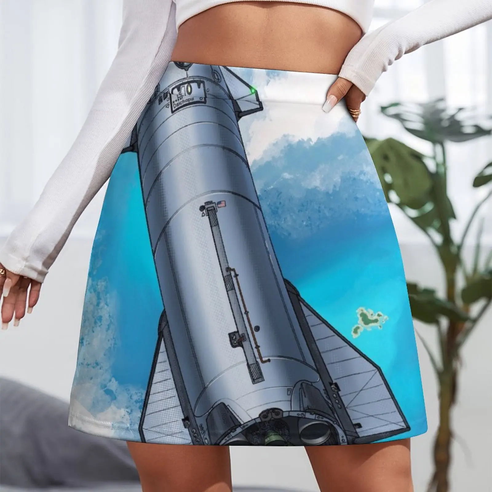 Starship in low-earth orbit Mini Skirt dress women summer summer clothes fairy grunge School uniform