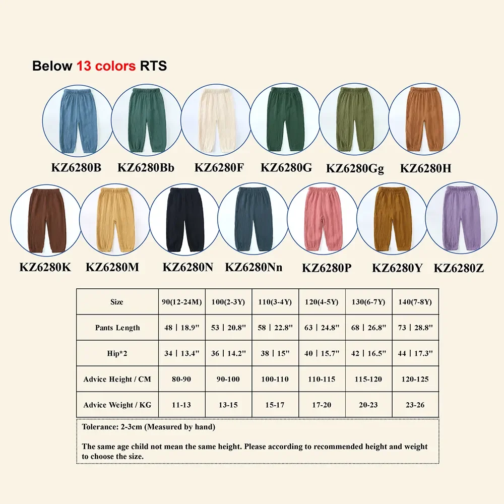 Kids Cotton Harem Pants 6