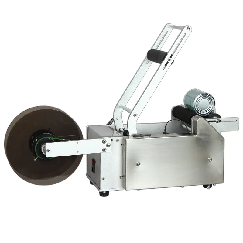 

Round bottle labeling machine Semi-automatic self-adhesive labeling machine Small plastic bottle glass bottle hand