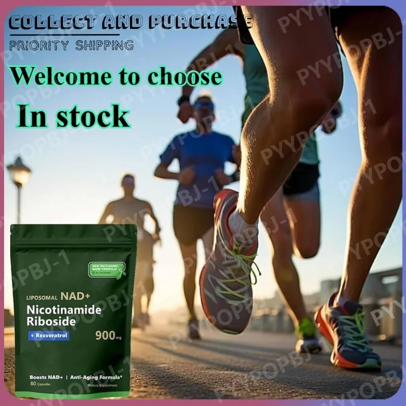 

NAD⁺ Nicotinamide Riboside Capsules Contain Resveratrol Quercetin Daily Wellness Supplement Anti-Aging 80 Pieces Per Bottle
