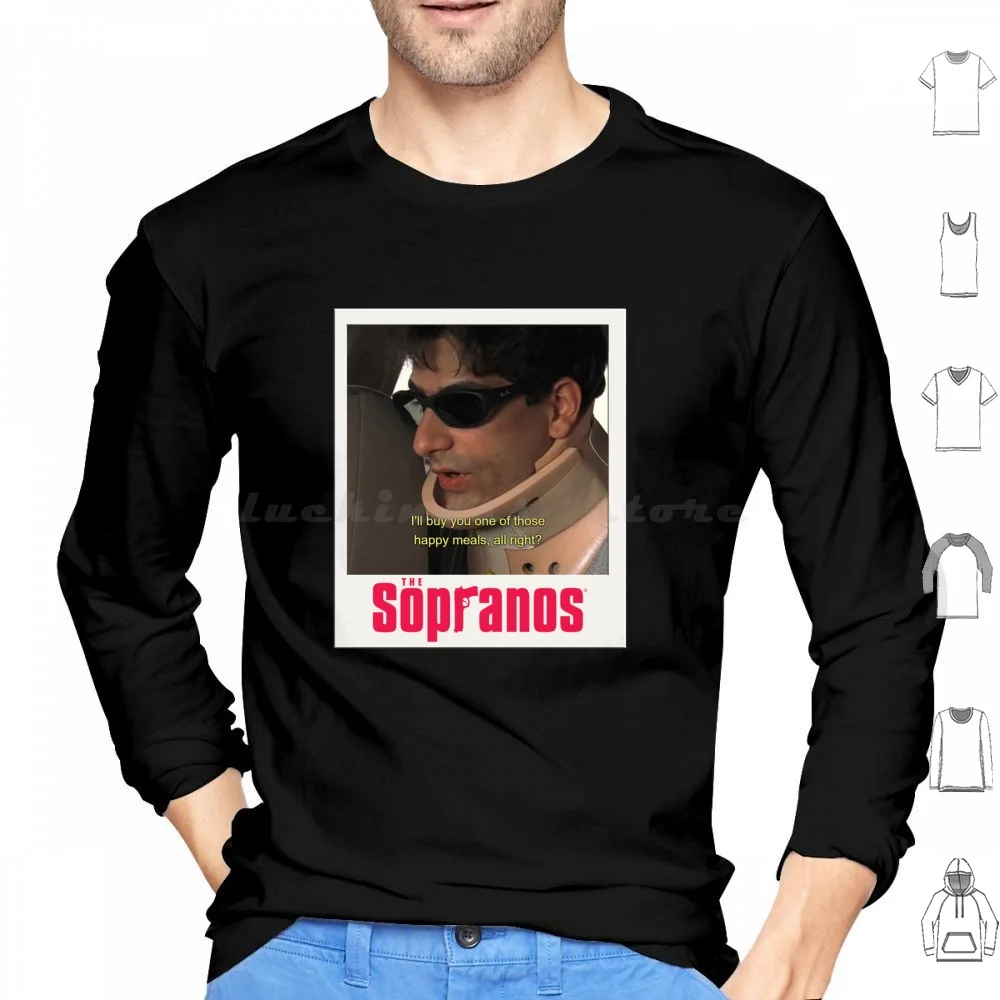 The Sopranos Christopher Moltisanti Happy Meal Hoodie Cotton Long Sleeve Tony Tony Soprano Tony Hawk The Sopranos Sopranos