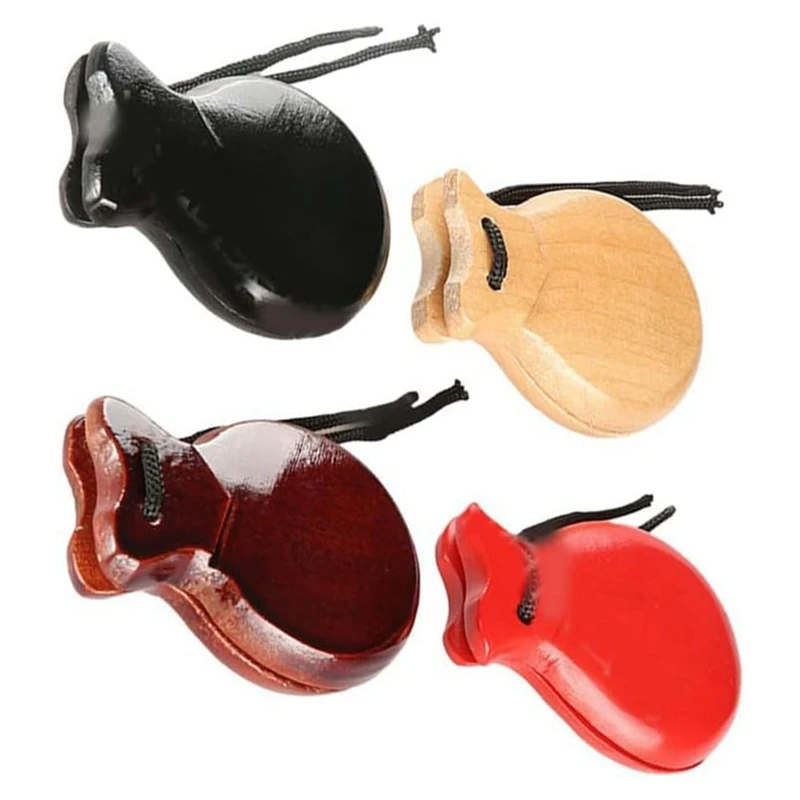 Hot AD-Flamenco Dance Orff Percussion Instrument Rap Hardwood Spanish Castanets