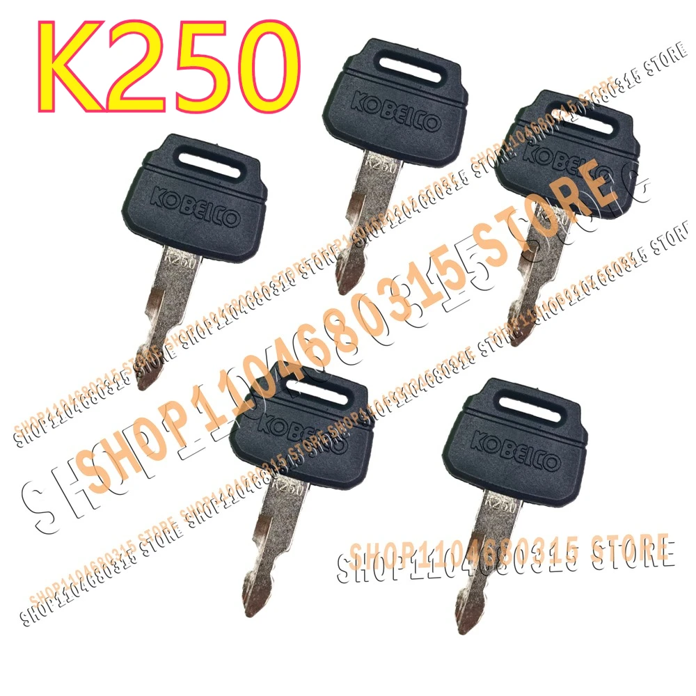 

20/10/5/1PCS Ignition Keys for Kobelco 75 140 200 Excavator Ignition Key SK 86E Key Excavator Parts