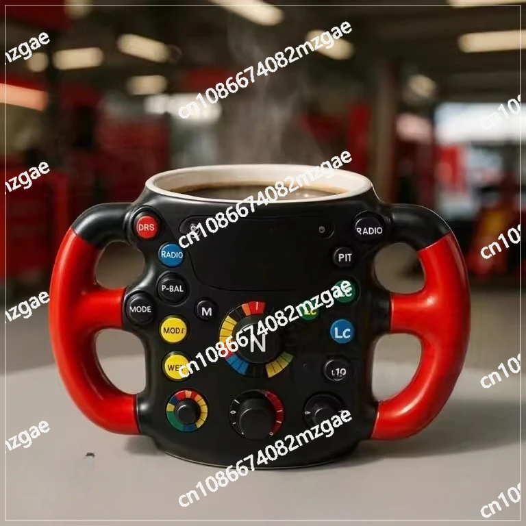 New 3D resin stainless steel cup multi-color steering wheel design