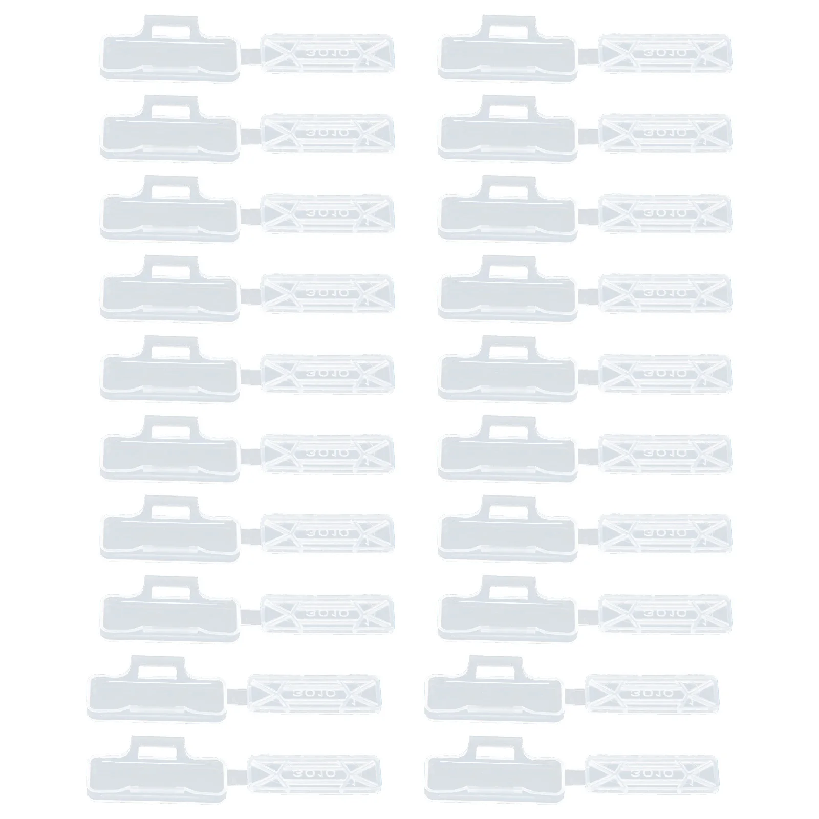 

100 шт., идентификационный чехол для кабельной этикетки, прозрачный пластиковый держатель для знака с именем, коробка для кабельной линии ПК