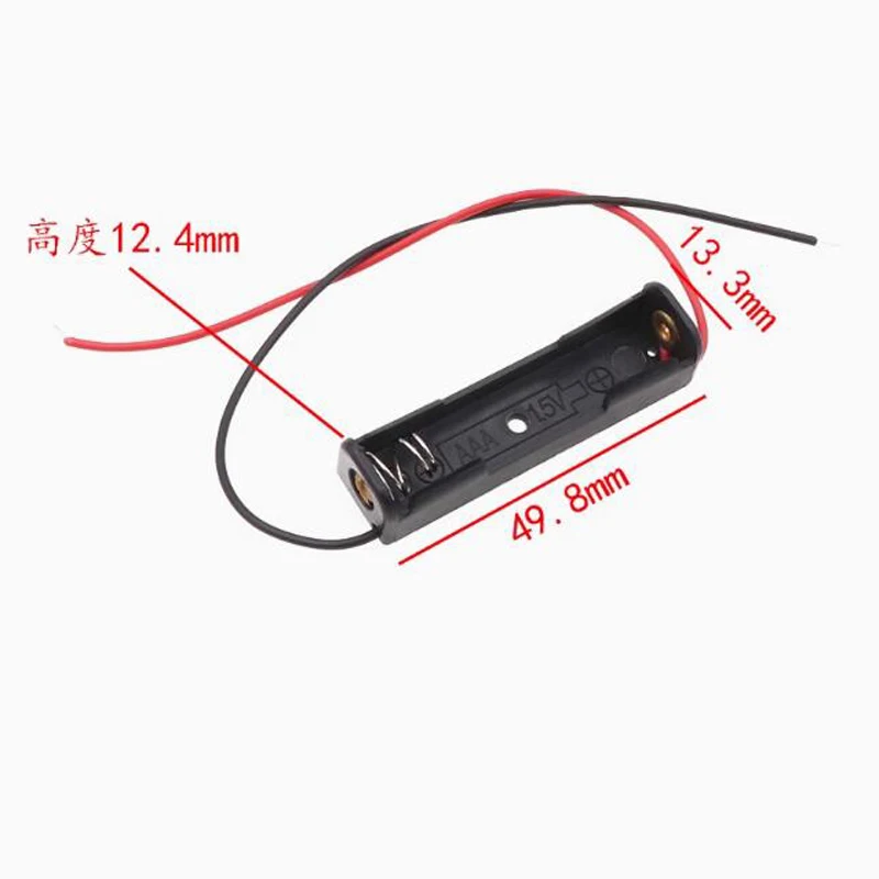 7th battery box AAA battery holder welding-free series battery compartment DIY battery box with pins image 4