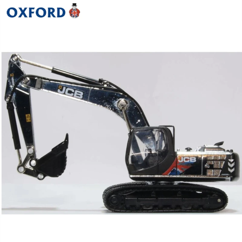 دييكاست أكسفورد 1:76 مقياس أكسفورد JCB حفارة زاحفة لودر أطفال بالريموت كنترول سبيكة سيارة نموذج تحصيل لعبة هدية تذكارية العرض