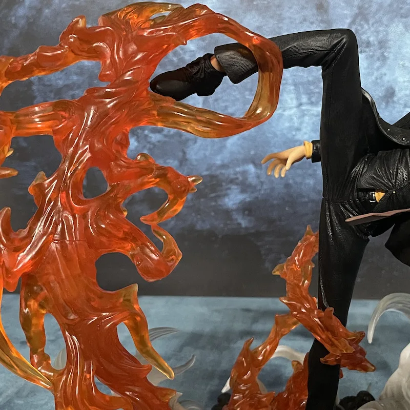 ฟิกเกอร์วันพีซ แบนได ฟิกเกอร์ยามาฮารุ ขาตั้งลมไฟ ขาเตะ ขาดำ โมเดลต่อสู้ ของตกแต่งห้อง ฟิกเกอร์แบบสุ่ม