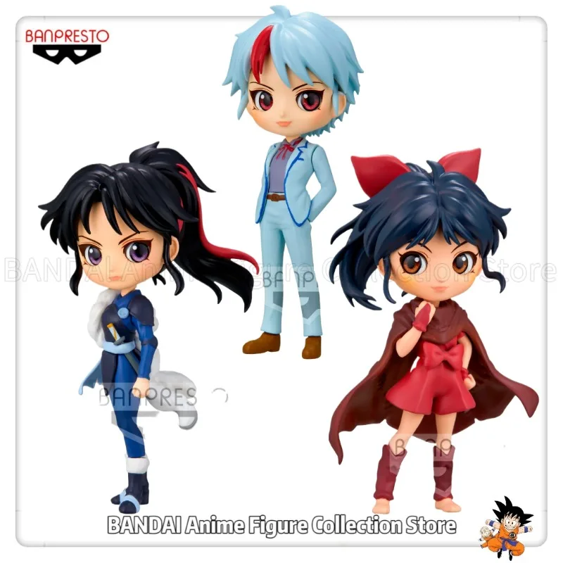 Оригинальная легкая версия BANPRESTO Q Posket Yashahime: Princess Half-Demon Version A/B/C Towa Higurashi/Setsuna/Moroha Toys