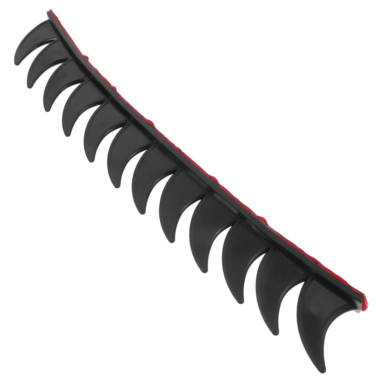 Retro Black Arc-Shaped Patch Motorcycle Decoration Head Horn Strip for Motorcycle Parties