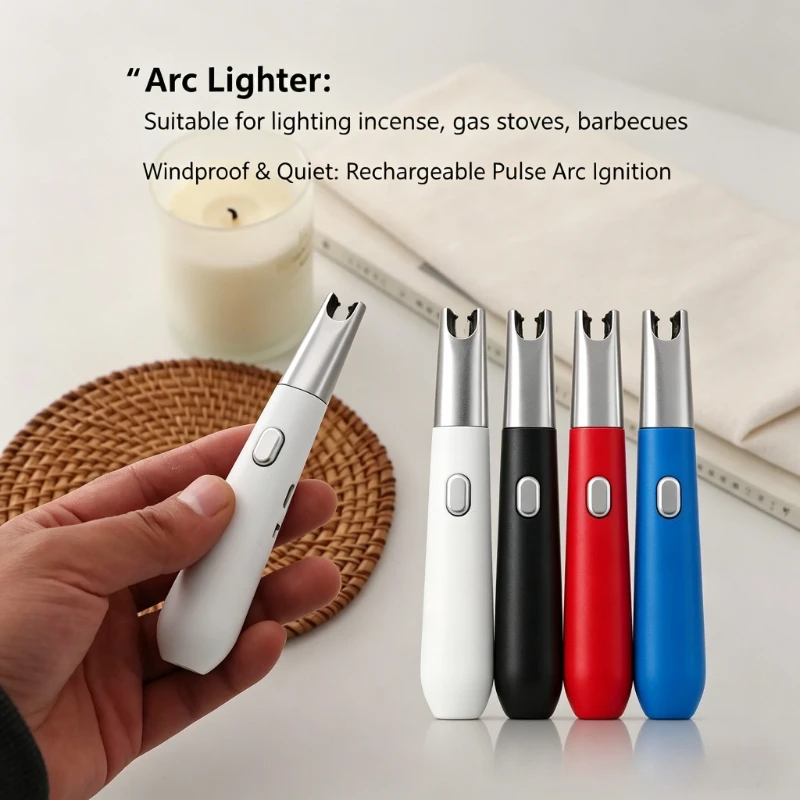 Multifunctional Arc Electronic Pulse Igniter, Gas Stove, Moxibustion, Portable Household Ignition Tool, Cigarette Accessories