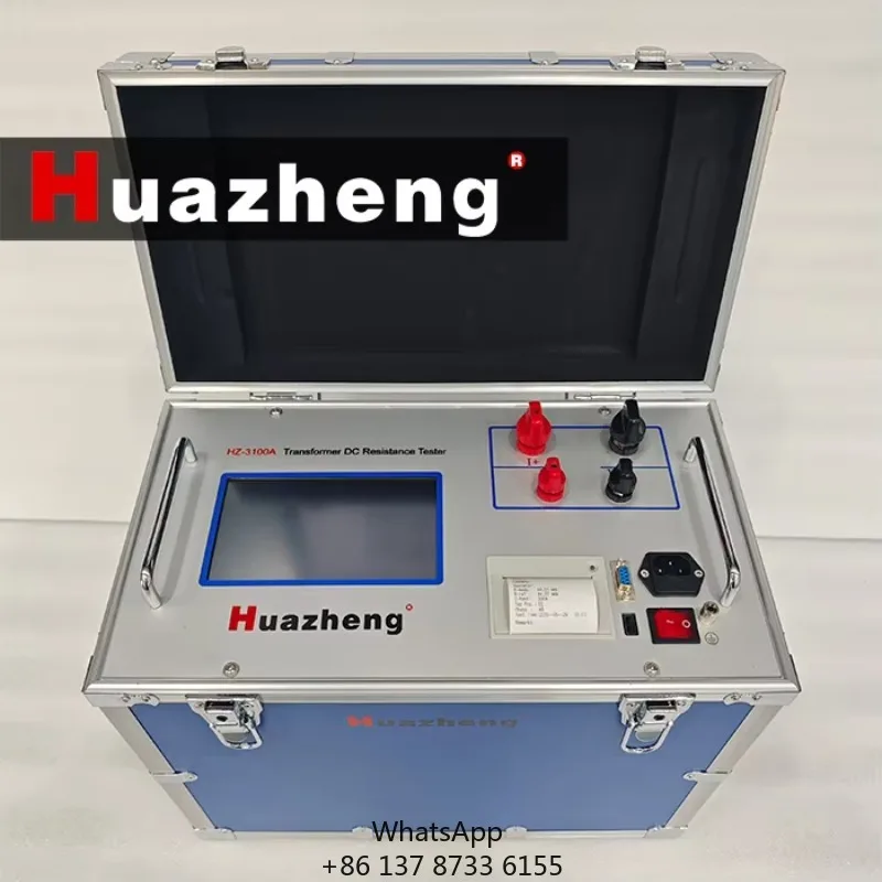 Huazheng Electric Three Phase DC Resistance Tester 100A Transformer Winding Resistance Tester