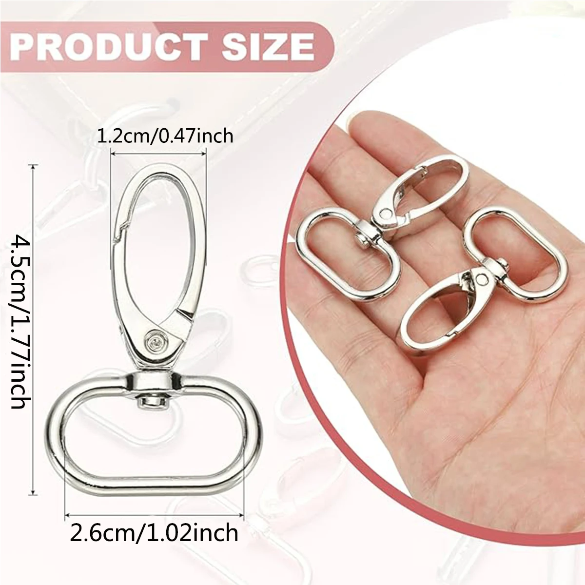 12/20/35 Pcs Swivel Lobster Cl - огляд і ціна Pet Supplies Store