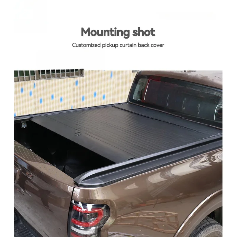 Auto Parts Electric Roller Shutter Tail Box Tonneau Cover For Tacoma Tundra Hilux Pickup view 4