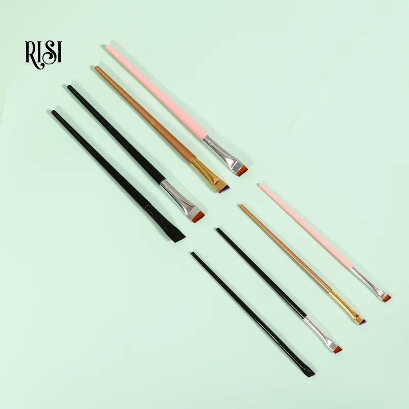 RISI Augenbrauen-Eyeliner-Pinsel, superdünner Kosmetik-Liner-Pinsel für Augenbrauen, Make-up-Pinsel, Augenbrauenpinsel