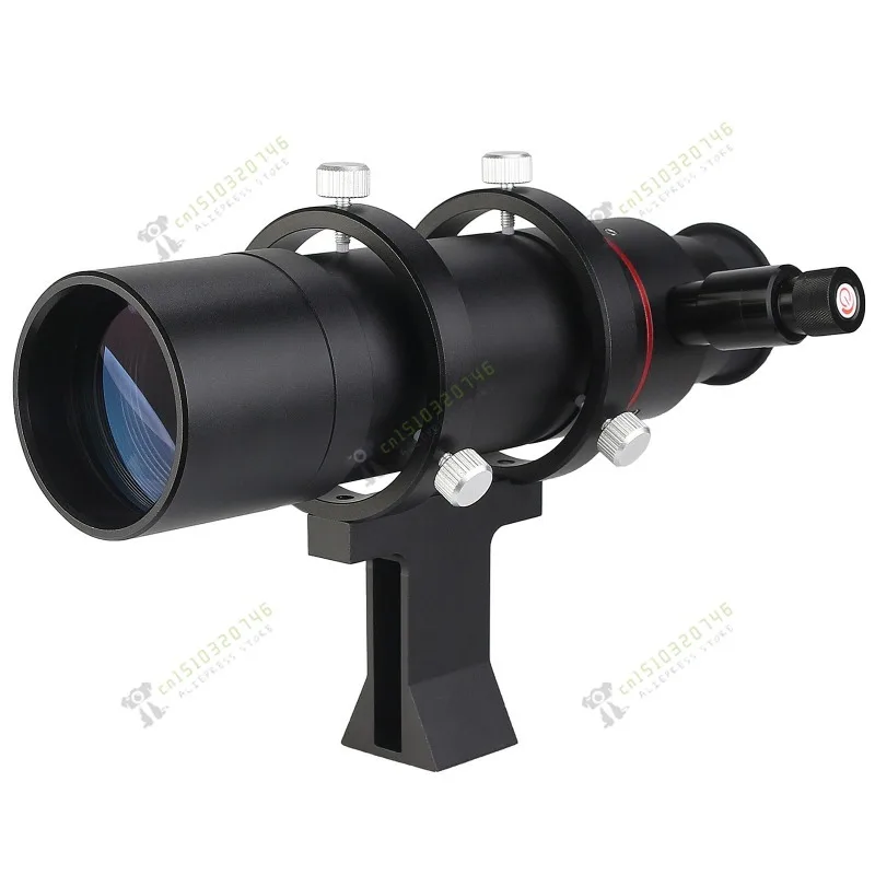 Optical Star Finder com luz, preto, 8x50