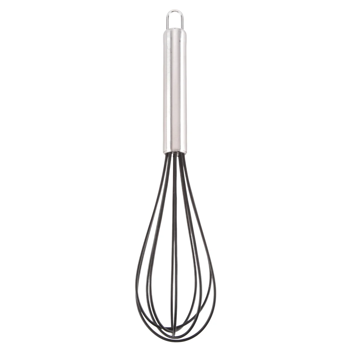 Silicone Kitchen Whisk,10 Inch Silicone Whisk Egg Beater, Very Sturdy Kitchen Wire Balloon 600ºF Heat Resistant